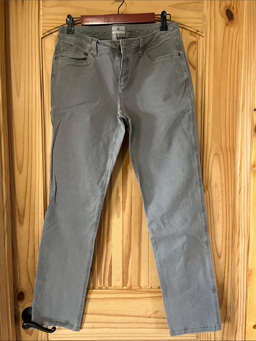 Royal Robbins Gray Straight-Leg Pants